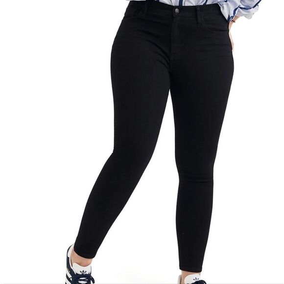 Madewell Black Roadtripper Skinny Jeans - Picture 1 of 8